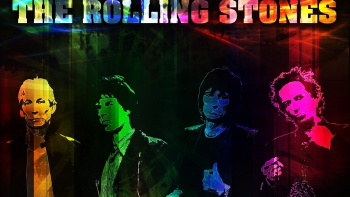 The Rolling Stones band members poster