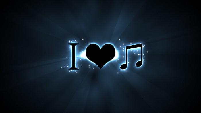 I Love Music Symbol