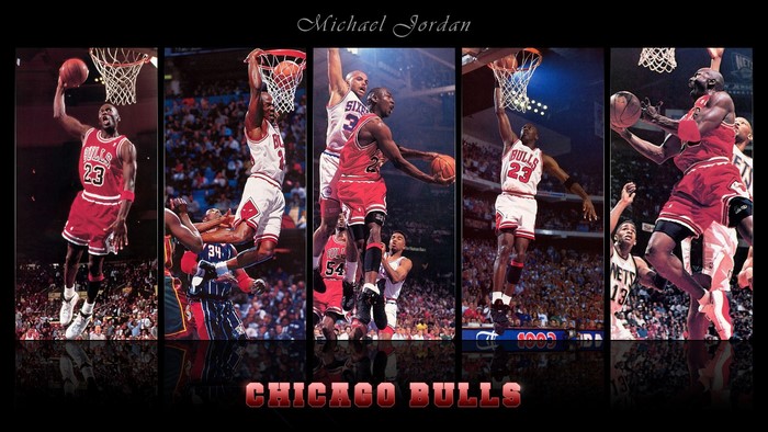 Michael Jordan Chicago Bulls Collage