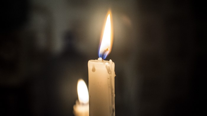Burning Candle Flame