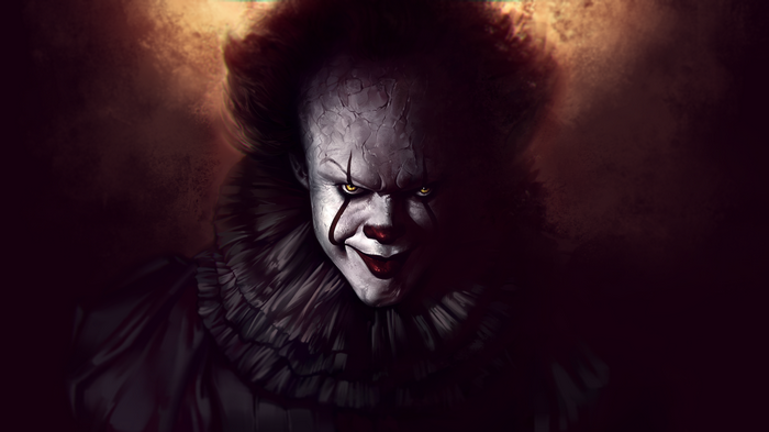 Pennywise the Dancing Clown from It 4K Fan Art