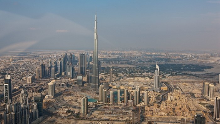 Dubai Cityscape with Burj Khalifa