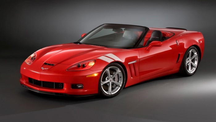 Red Chevrolet Corvette Convertible