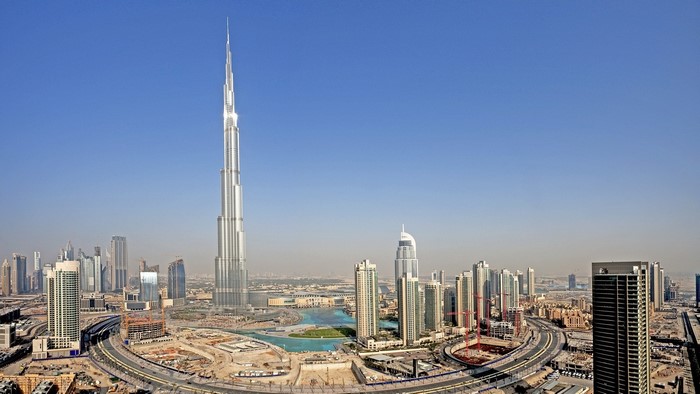 Burj Khalifa and Dubai cityscape