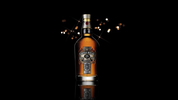 Chivas Regal 25 Original Scotch Whisky Bottle