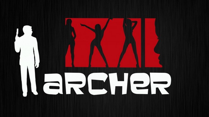 Archer logo with Sterling Archer and dancers