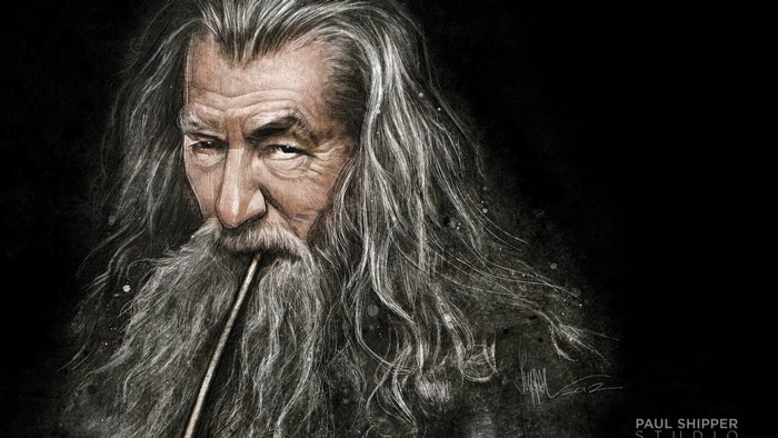 Gandalf the Grey painting