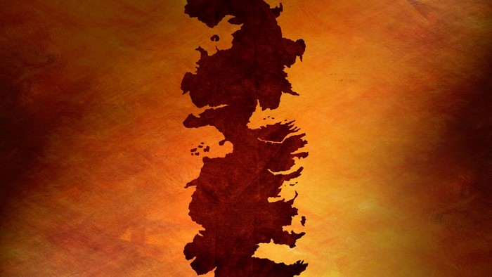 Abstract Orange and Red Textured Map