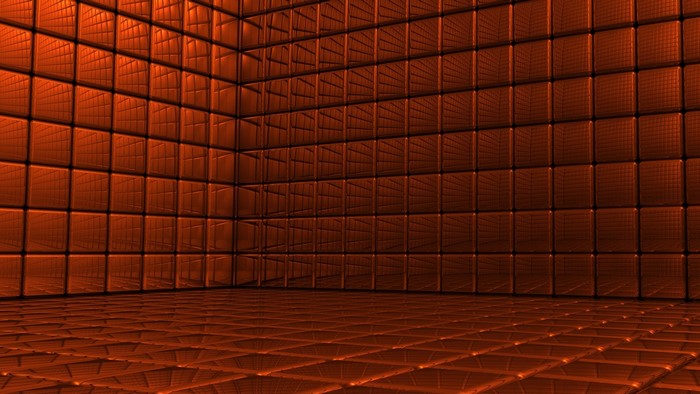 Orange Cubes Room
