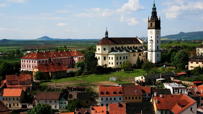 Cathedral of St. Stephen in a European Town