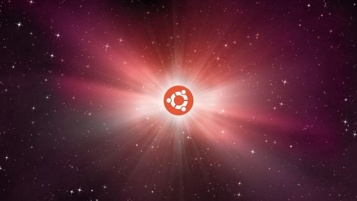Ubuntu Logo in Space