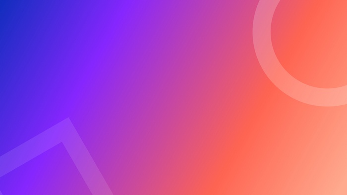 Gradient with Square and Circle Shapes