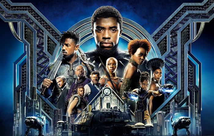 Black Panther 4K Cast Poster