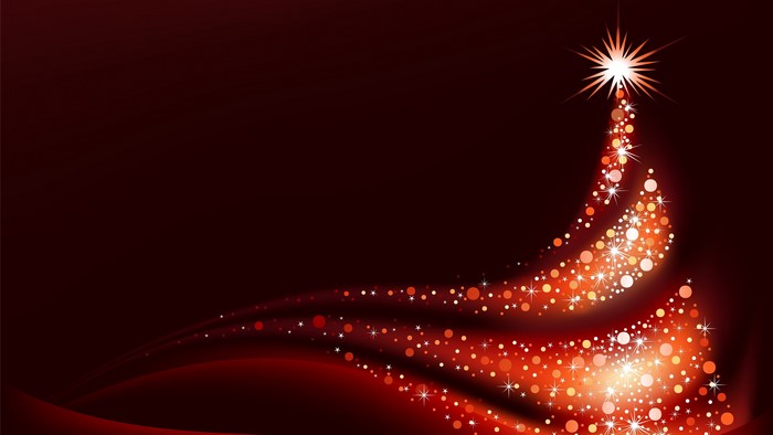 4K Christmas Tree with Sparkles