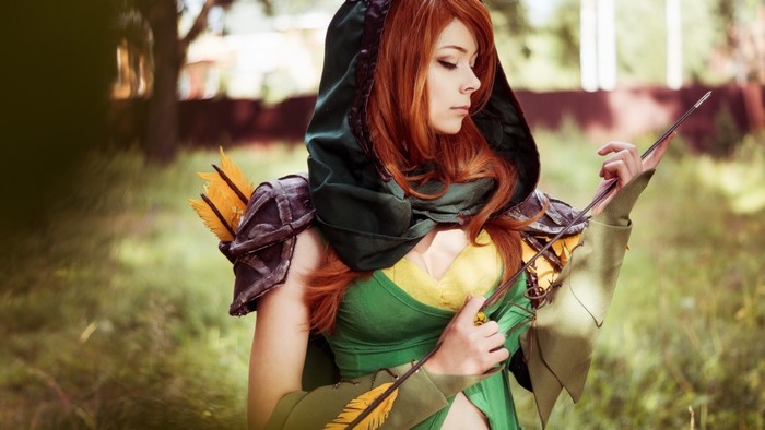 Windranger from Dota 2 Cosplay