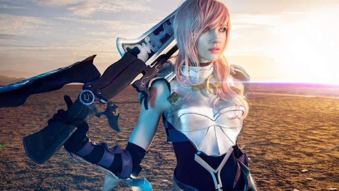 Lightning from Final Fantasy Cosplay