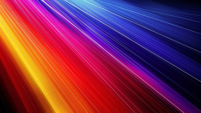 Multicolored light streaks abstract background