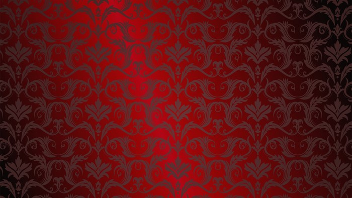 4K Red Ornament Pattern