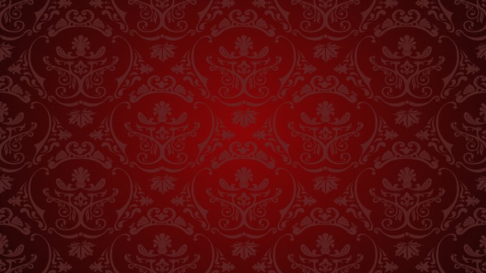 4K Red Damask Pattern