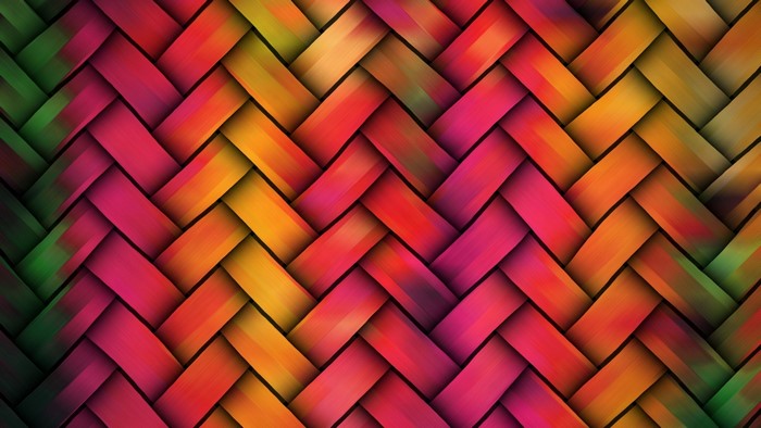 Woven Texture with Gradient Colors