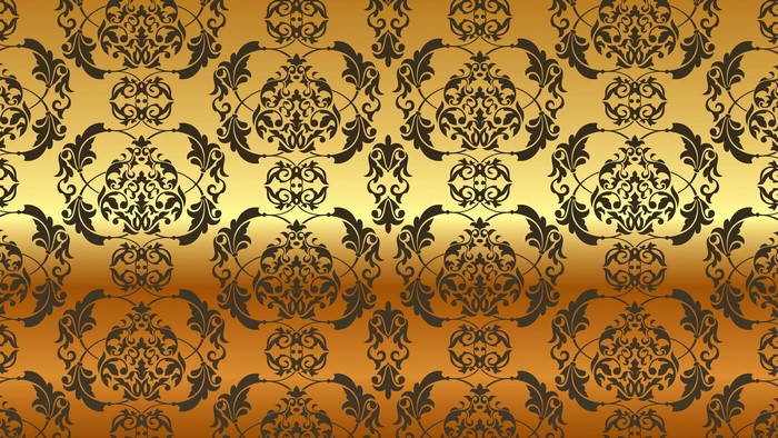 4K Gold Ornament Pattern