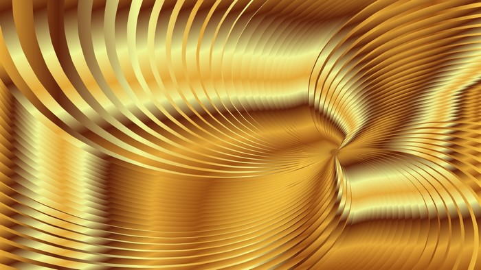 Gold wave pattern abstract background