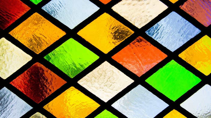 4K Stained glass pattern