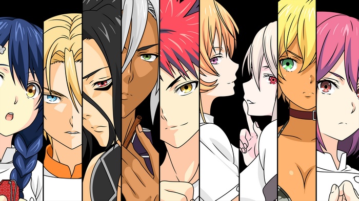 Characters from Shokugeki no Soma 4K