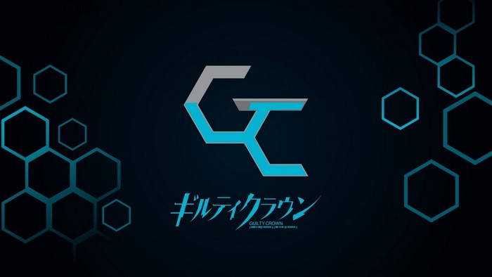 Guilty Crown logo with hexagons