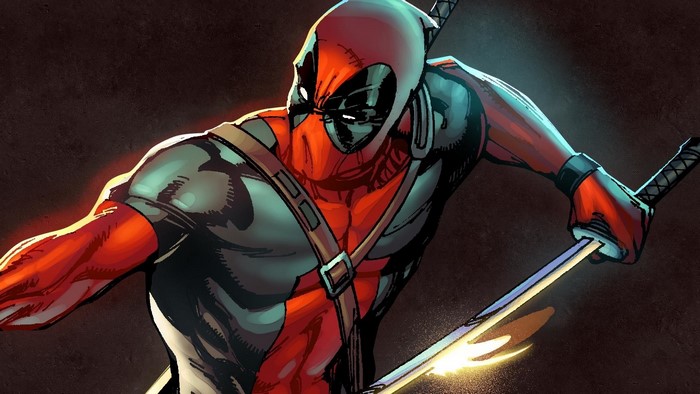 Deadpool with swords
