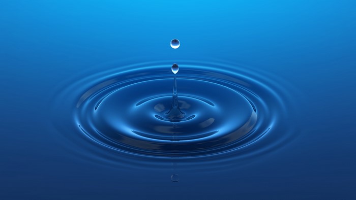 4K Water Drop Ripples