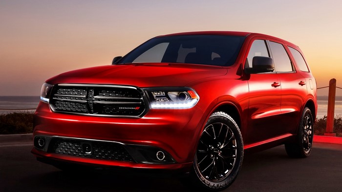 Red Dodge Durango SUV