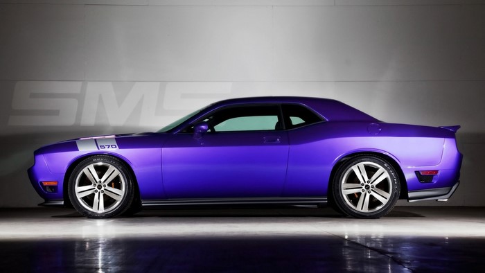 Purple Dodge Challenger SRT8 570