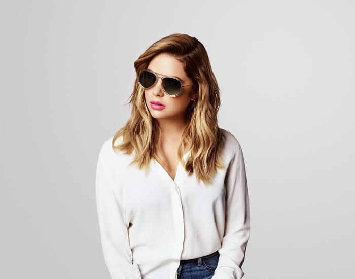 Ashley Benson wearing sunglasses