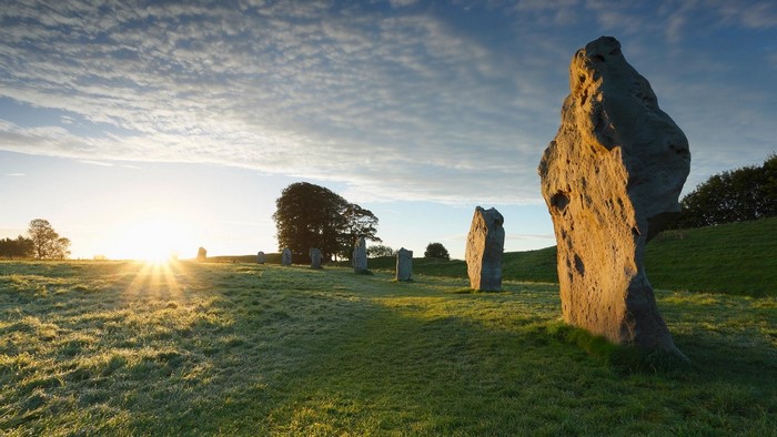 Avebury Stone Circle at Sunrise