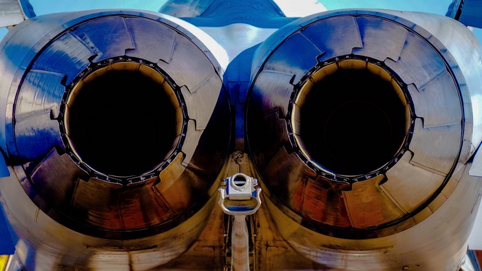 4K F-18 Hornet Jet Engines