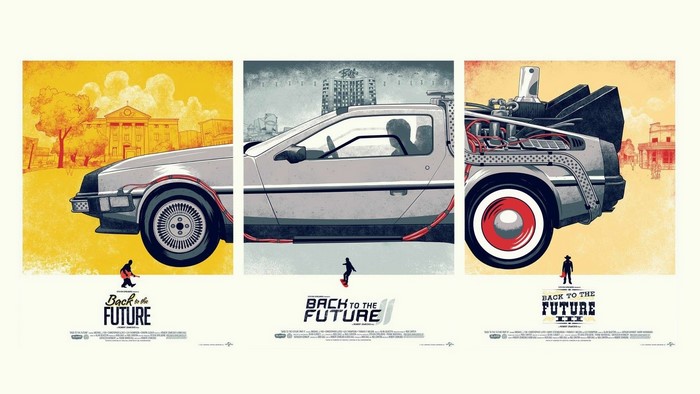 Back to the Future Trilogy Posters