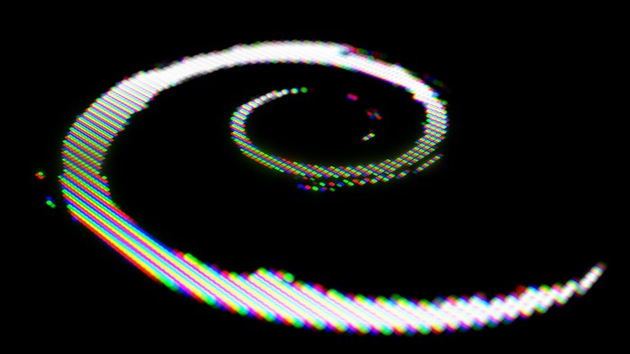 Debian Logo Spiral