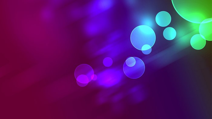 Colorful Gradient Bokeh Lights