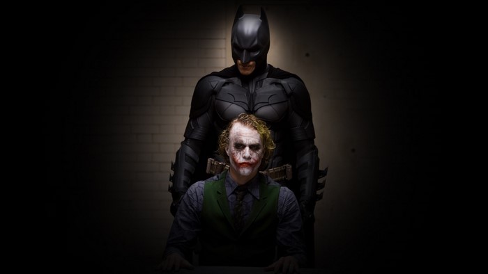 Batman and Joker from The Dark Knight