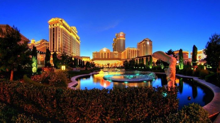 Caesars Palace Las Vegas Hotel Casino at night