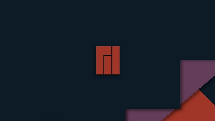 Manjaro Material Dark Abstract Logo