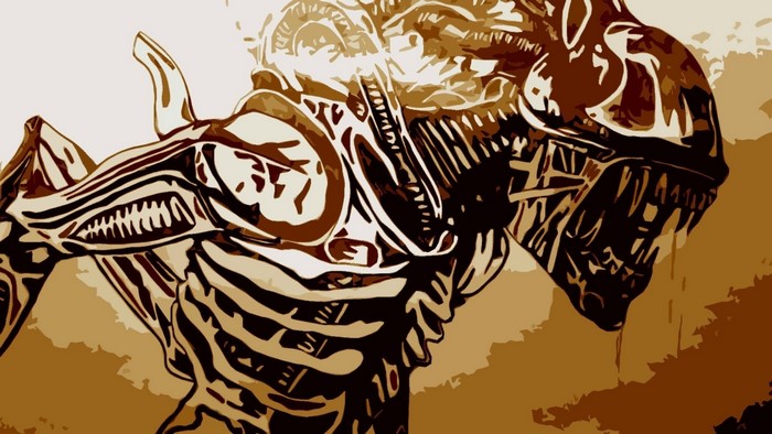 Alien from Alien Movie Art