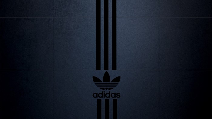 Adidas dark logo with three stripes