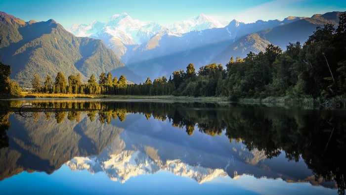 Lake Matheson Reflections, New Zealand