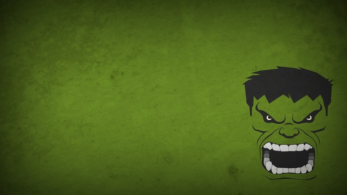 The Incredible Hulk Minimalist Art