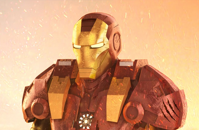 Iron Man CGI 3D Render