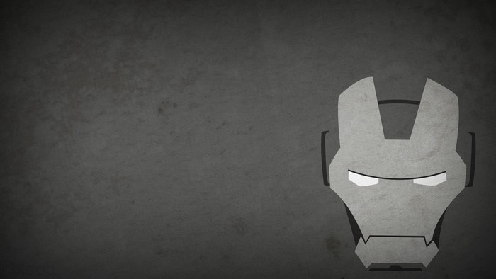 Iron Man Mask Minimalist Art