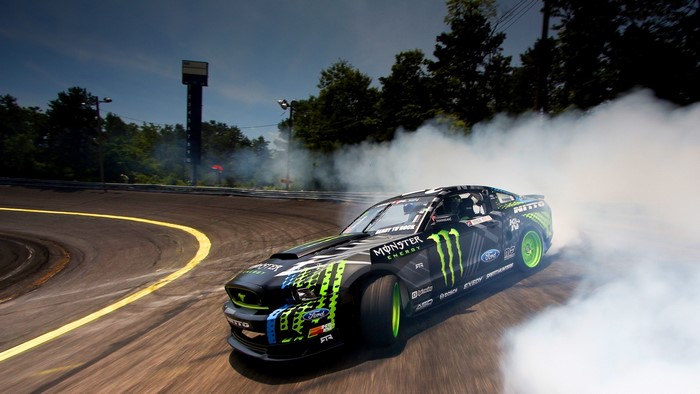 Monster Energy Ford Mustang Drifting