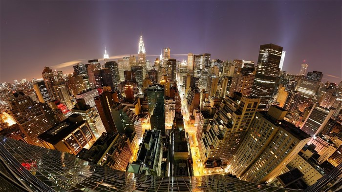New York City Skyline at Night